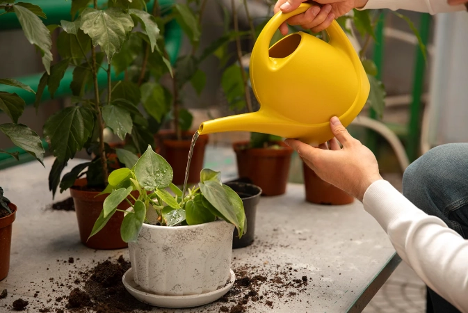 how to water plants